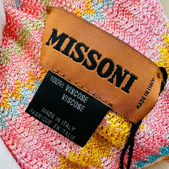 NEW! Missoni Multicolor Chevron Slip-on Knotted Headband - Picture 7 of 10